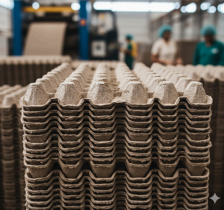 Paper egg tray manufacturing facility
